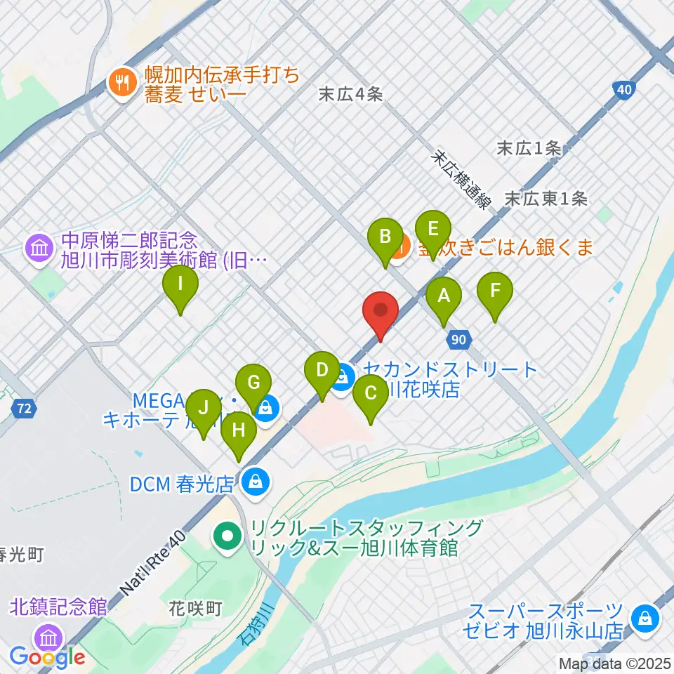 スタジオホッパー周辺の駐車場・コインパーキング一覧地図