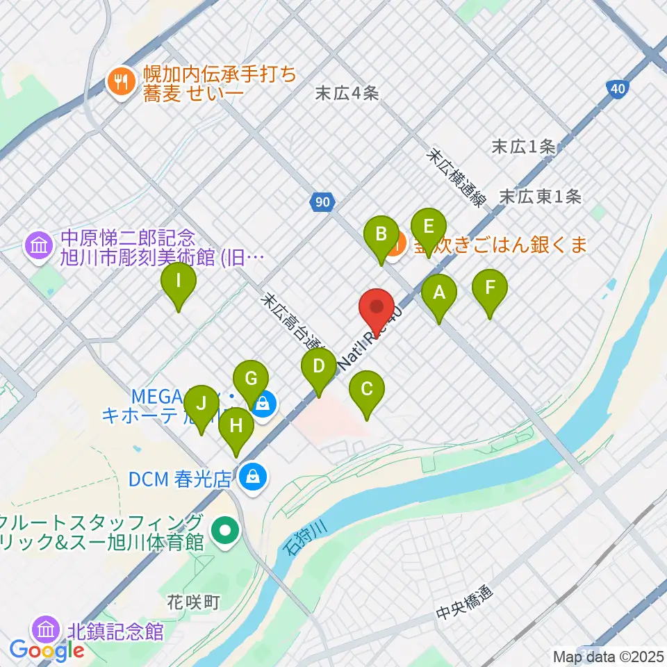 スタジオホッパー周辺の駐車場・コインパーキング一覧地図