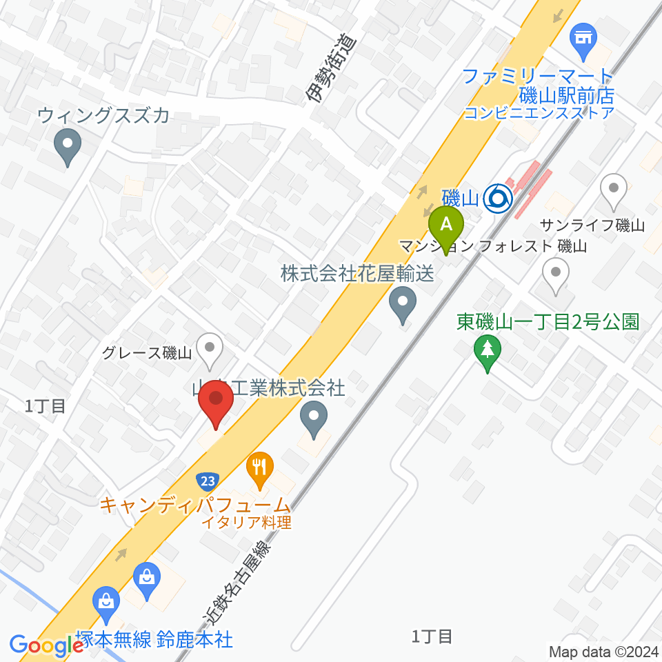 鈴鹿SOUNDSTAGE周辺の駐車場・コインパーキング一覧地図