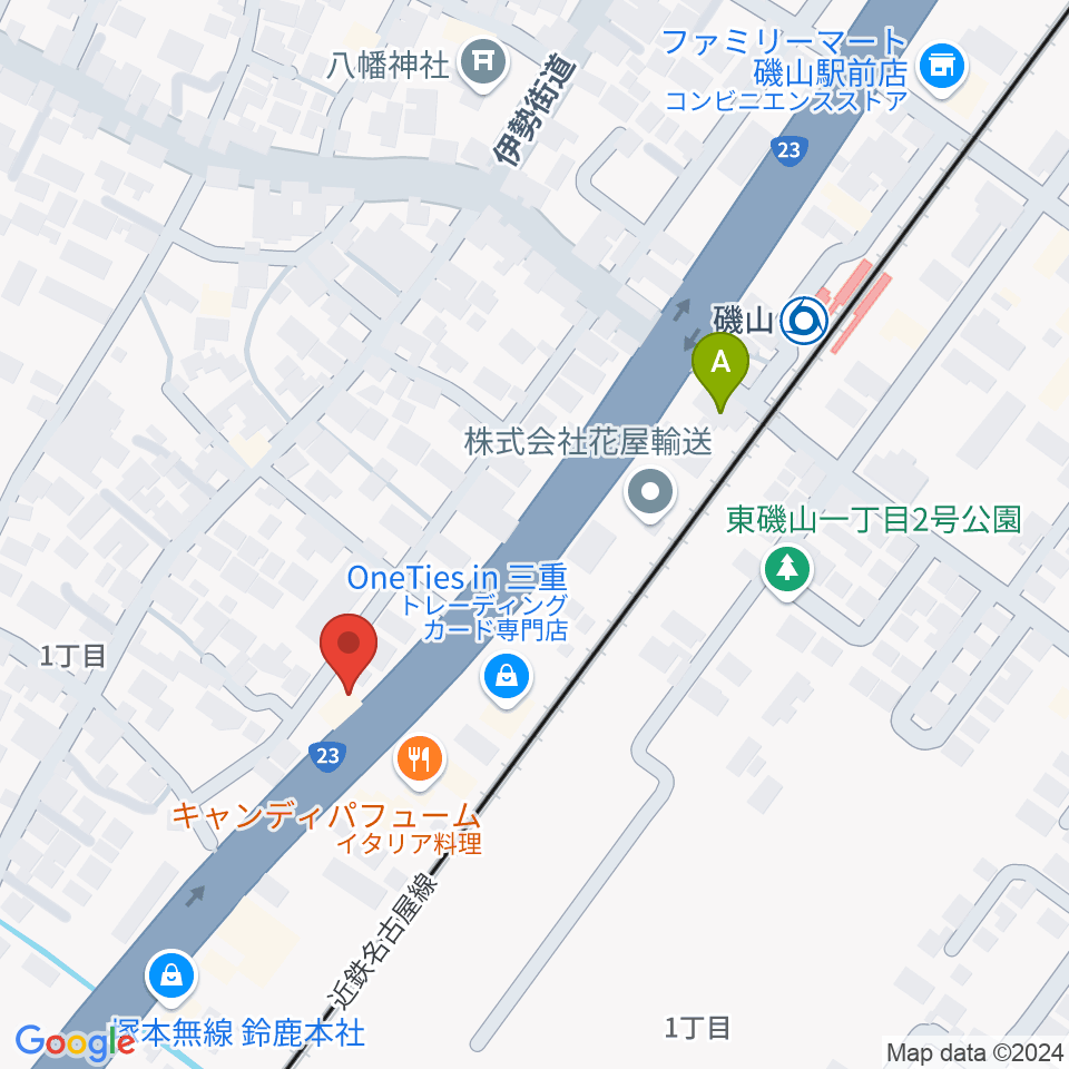 鈴鹿SOUNDSTAGE周辺の駐車場・コインパーキング一覧地図