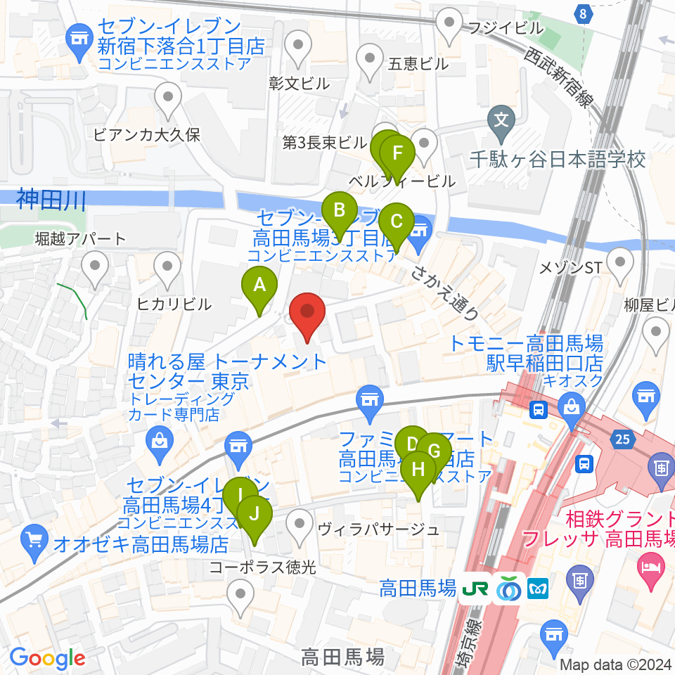 専門学校ESPエンタテインメント東京周辺の駐車場・コインパーキング一覧地図