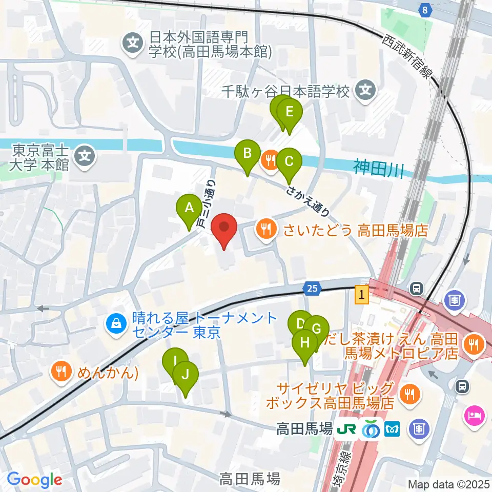 専門学校ESPエンタテインメント東京周辺の駐車場・コインパーキング一覧地図