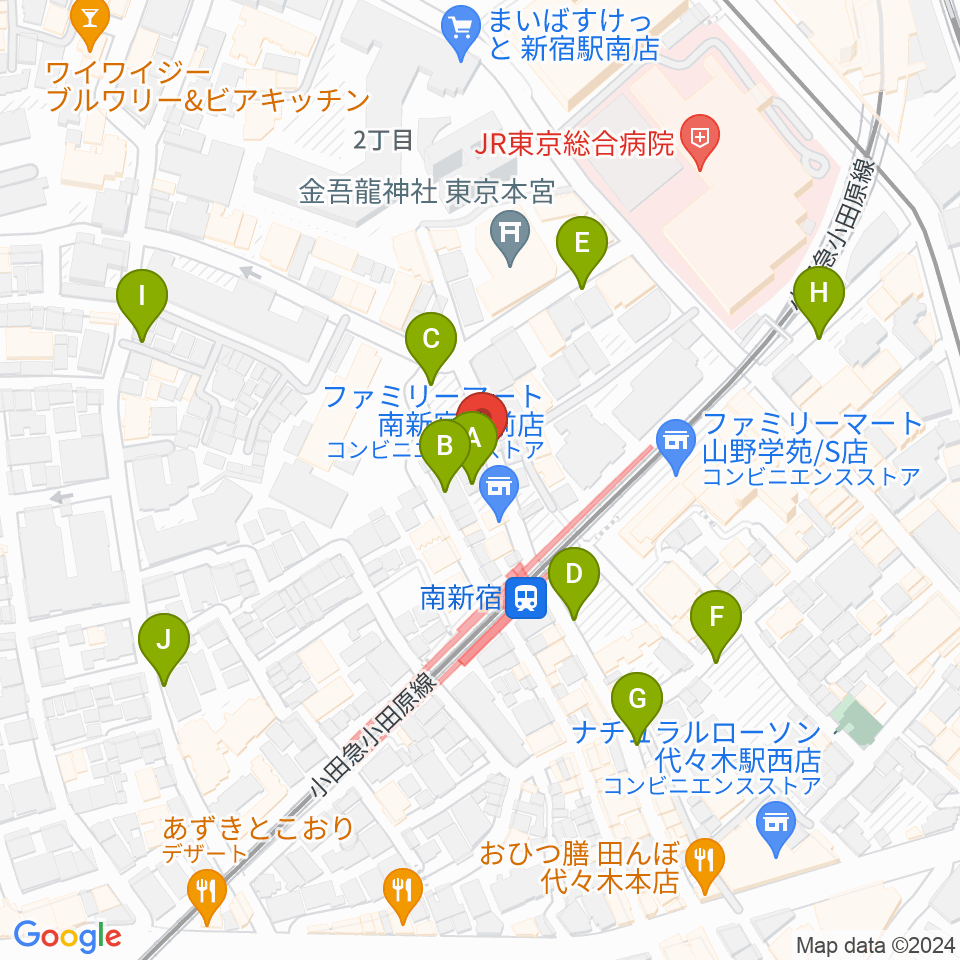 BC WORLDスタジオ周辺の駐車場・コインパーキング一覧地図