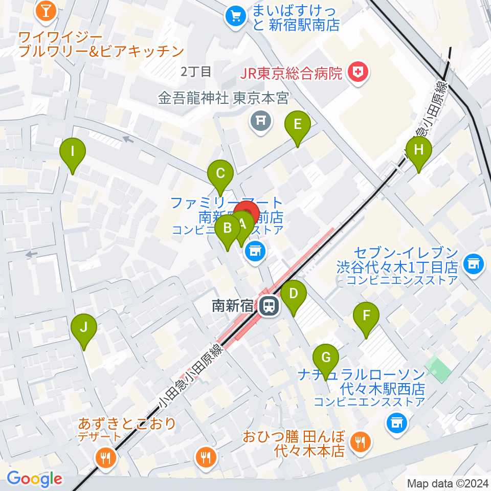 BC WORLDスタジオ周辺の駐車場・コインパーキング一覧地図