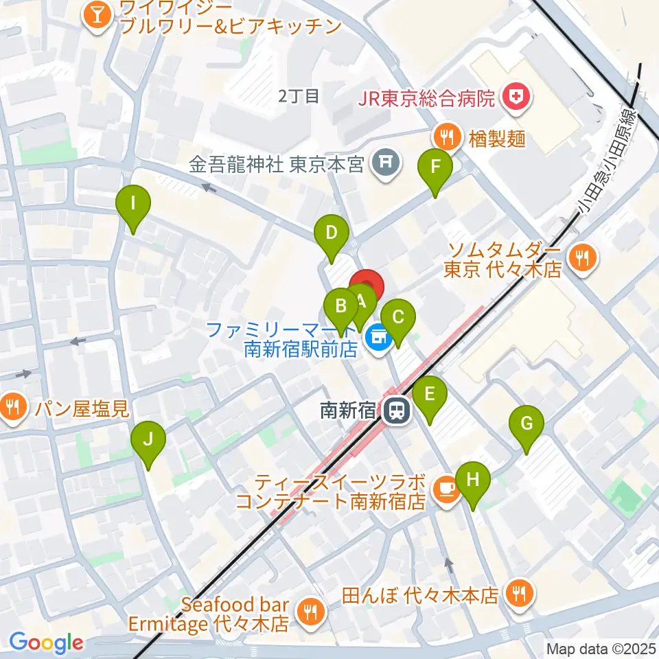 BC WORLDスタジオ周辺の駐車場・コインパーキング一覧地図