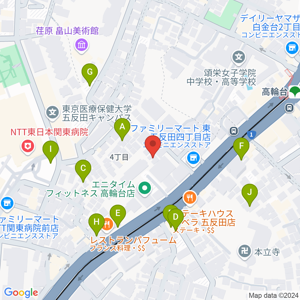 あげいし弦楽器工房周辺の駐車場・コインパーキング一覧地図