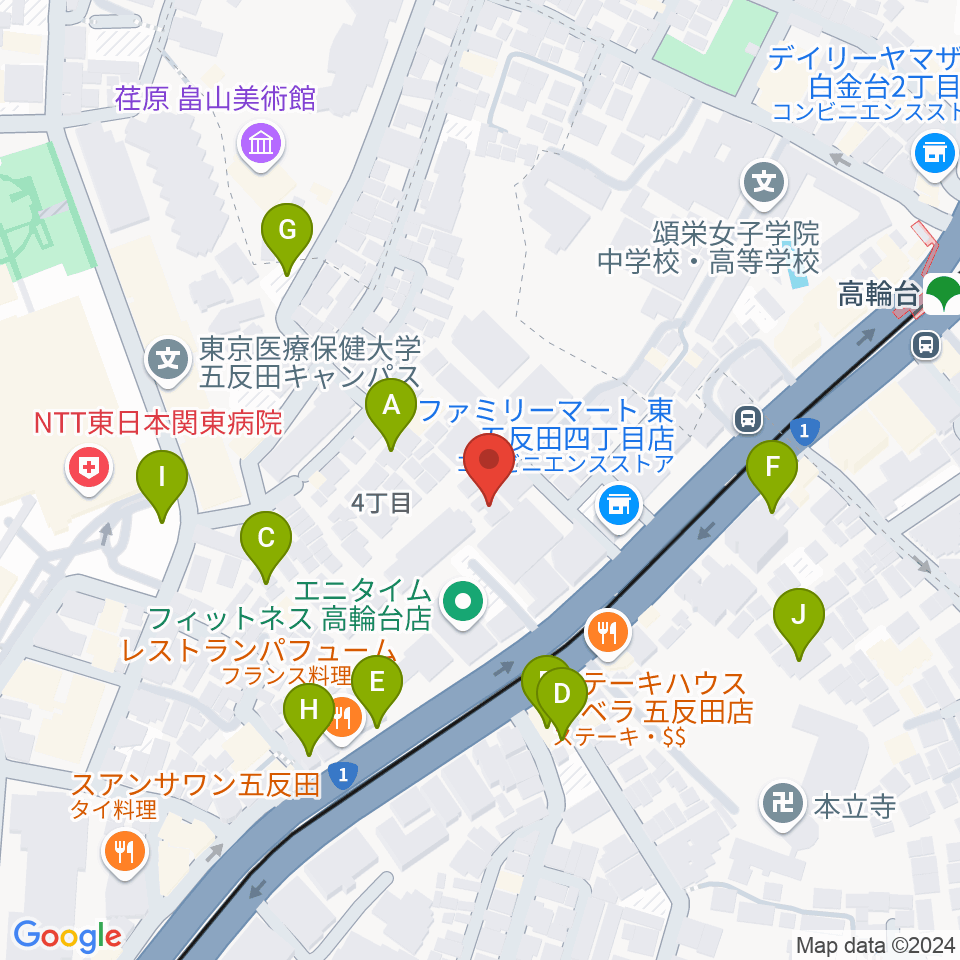 あげいし弦楽器工房周辺の駐車場・コインパーキング一覧地図