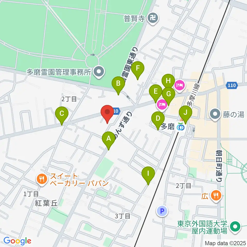 あげいし弦楽器工房周辺の駐車場・コインパーキング一覧地図