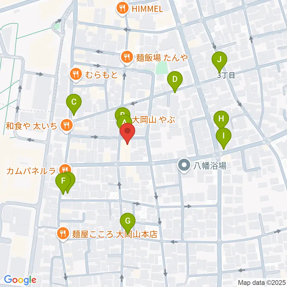 大岡山グッドストックトーキョー周辺の駐車場・コインパーキング一覧地図