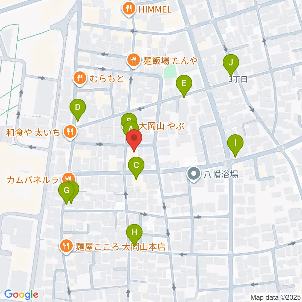 大岡山グッドストックトーキョー周辺の駐車場・コインパーキング一覧地図