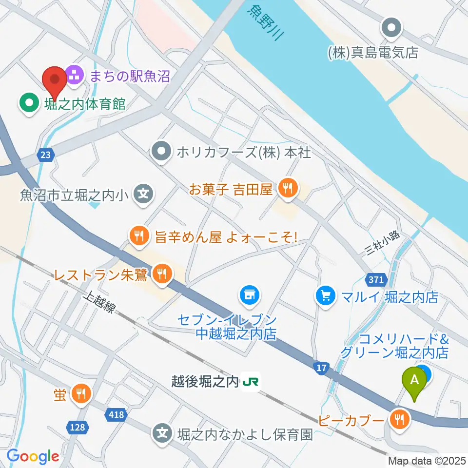 FMうおぬま周辺の駐車場・コインパーキング一覧地図