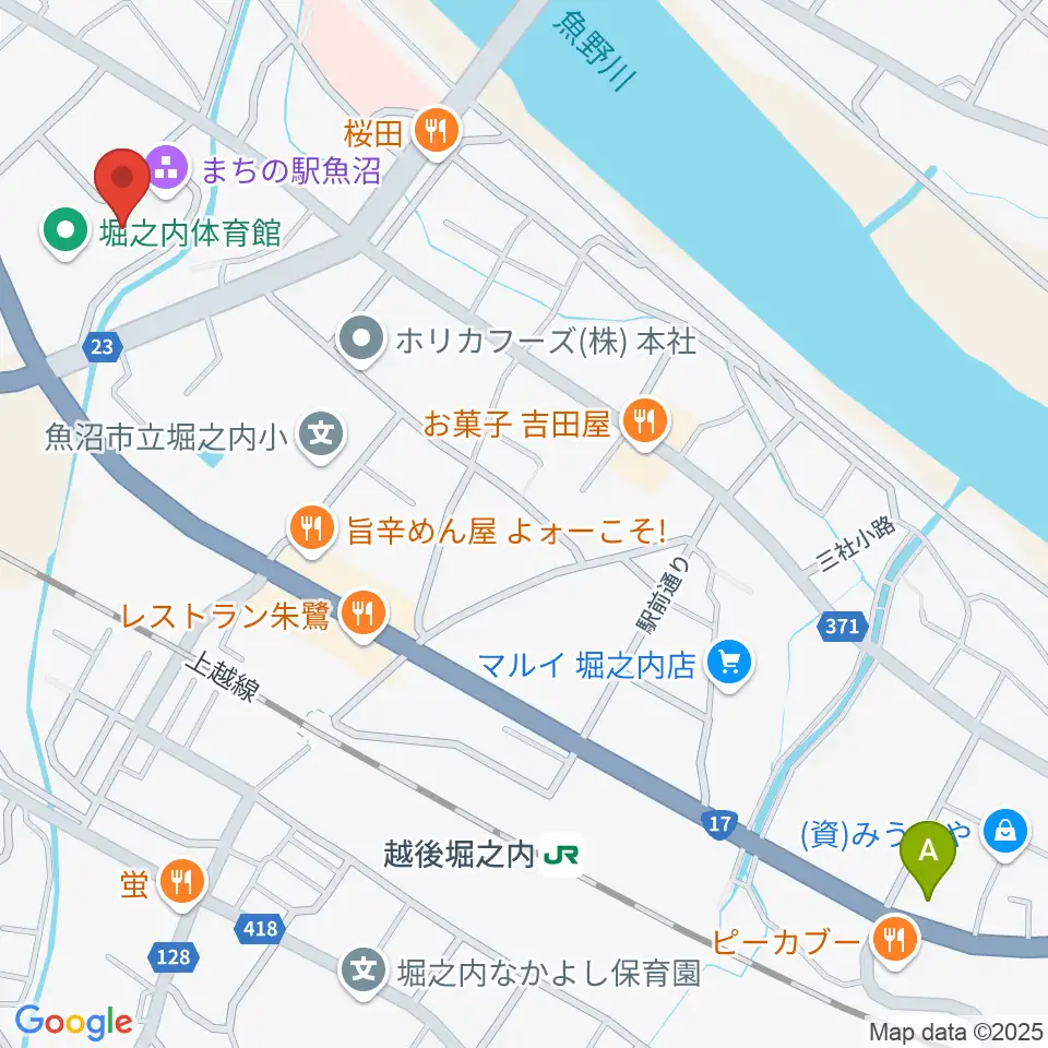 FMうおぬま周辺の駐車場・コインパーキング一覧地図