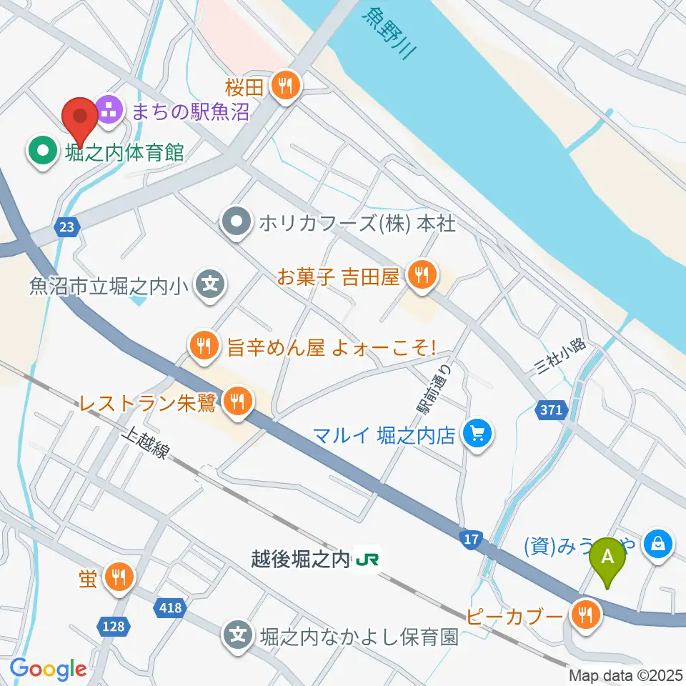 FMうおぬま周辺の駐車場・コインパーキング一覧地図