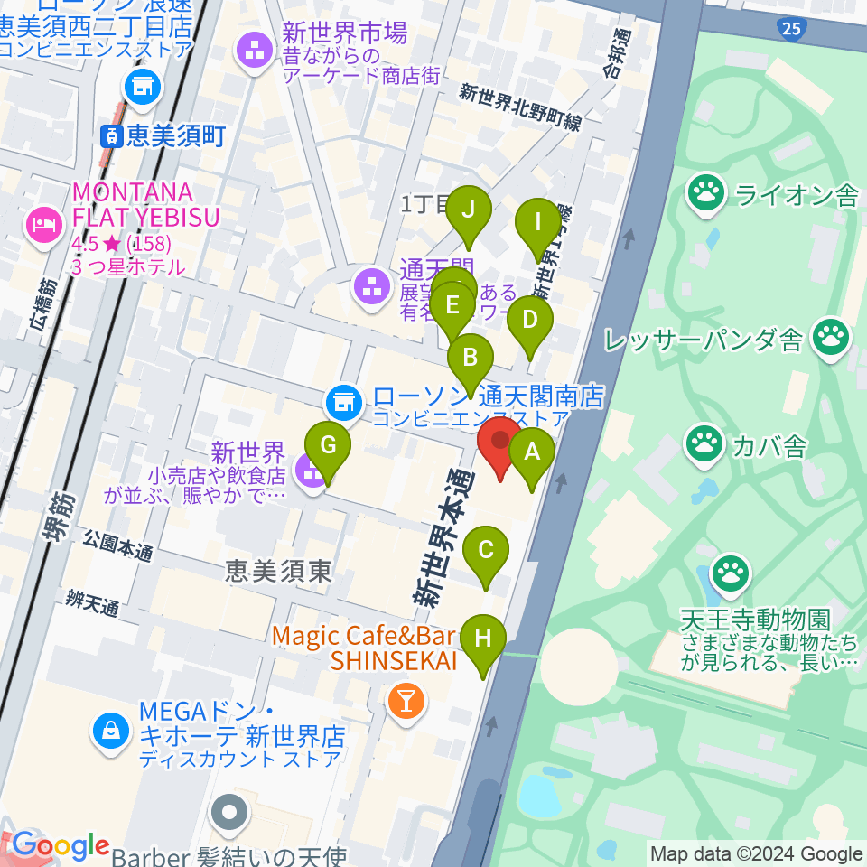 朝日劇場周辺の駐車場・コインパーキング一覧地図