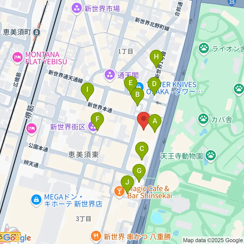 朝日劇場周辺の駐車場・コインパーキング一覧地図