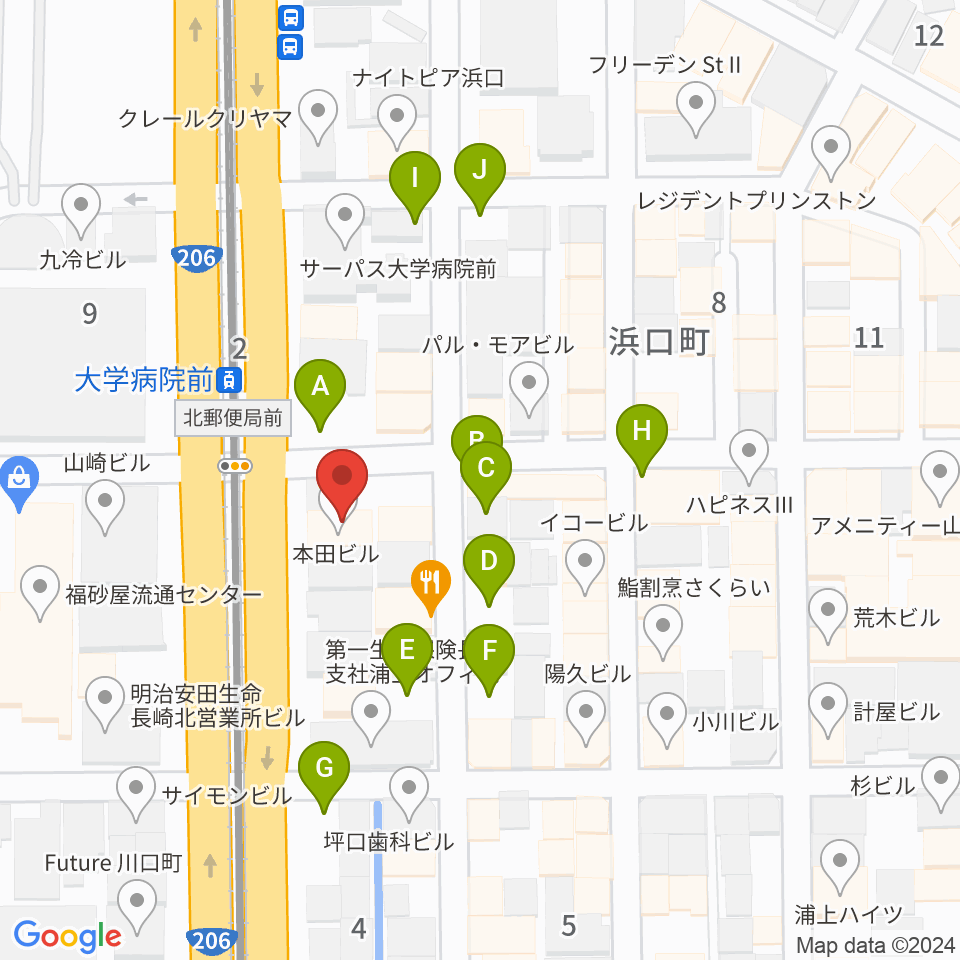 ホンダ楽器 アストロスペース周辺の駐車場・コインパーキング一覧地図