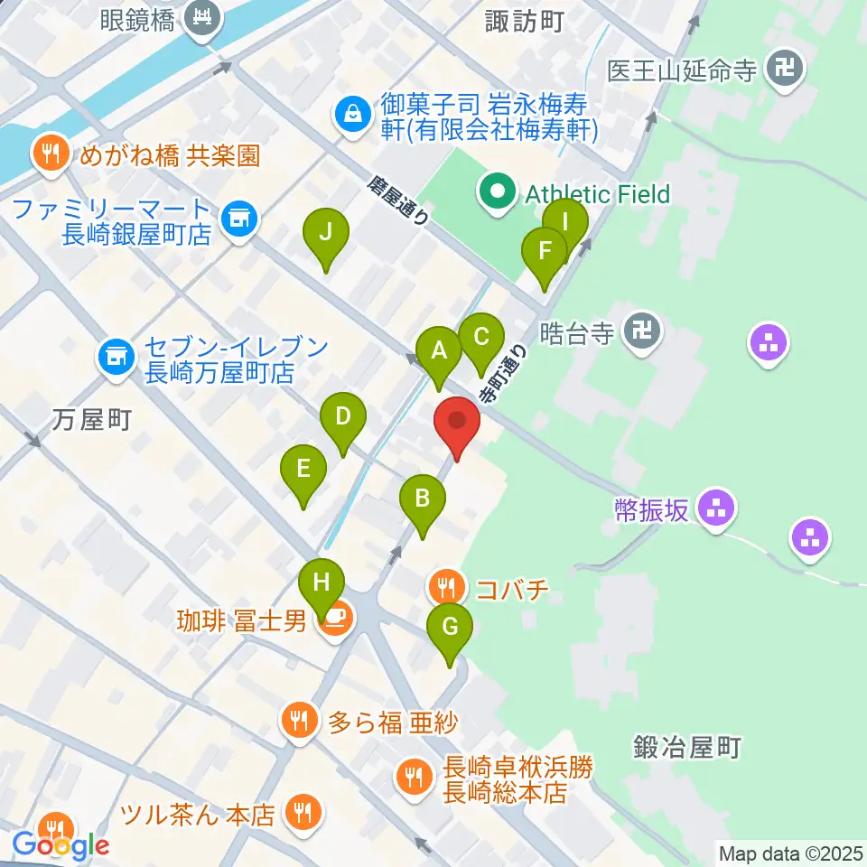 原楽器店周辺の駐車場・コインパーキング一覧地図