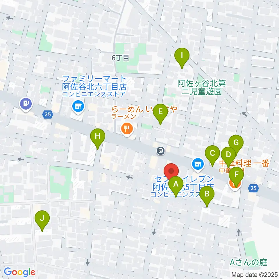阿佐ヶ谷家劇場周辺の駐車場・コインパーキング一覧地図