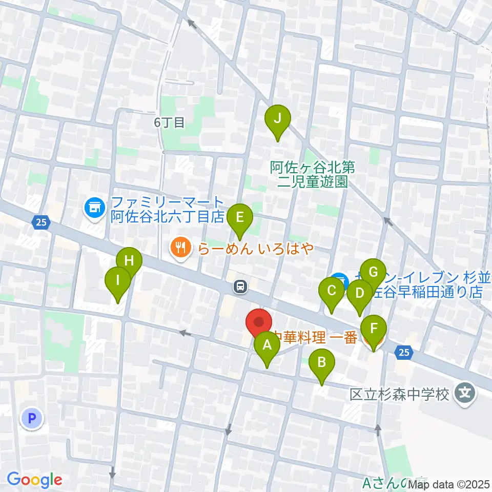 阿佐ヶ谷家劇場周辺の駐車場・コインパーキング一覧地図