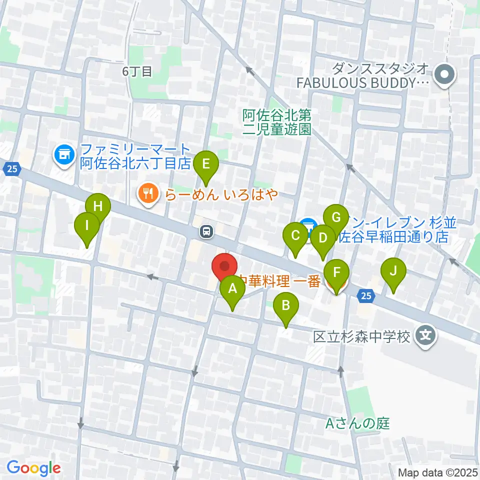 阿佐ヶ谷家劇場周辺の駐車場・コインパーキング一覧地図