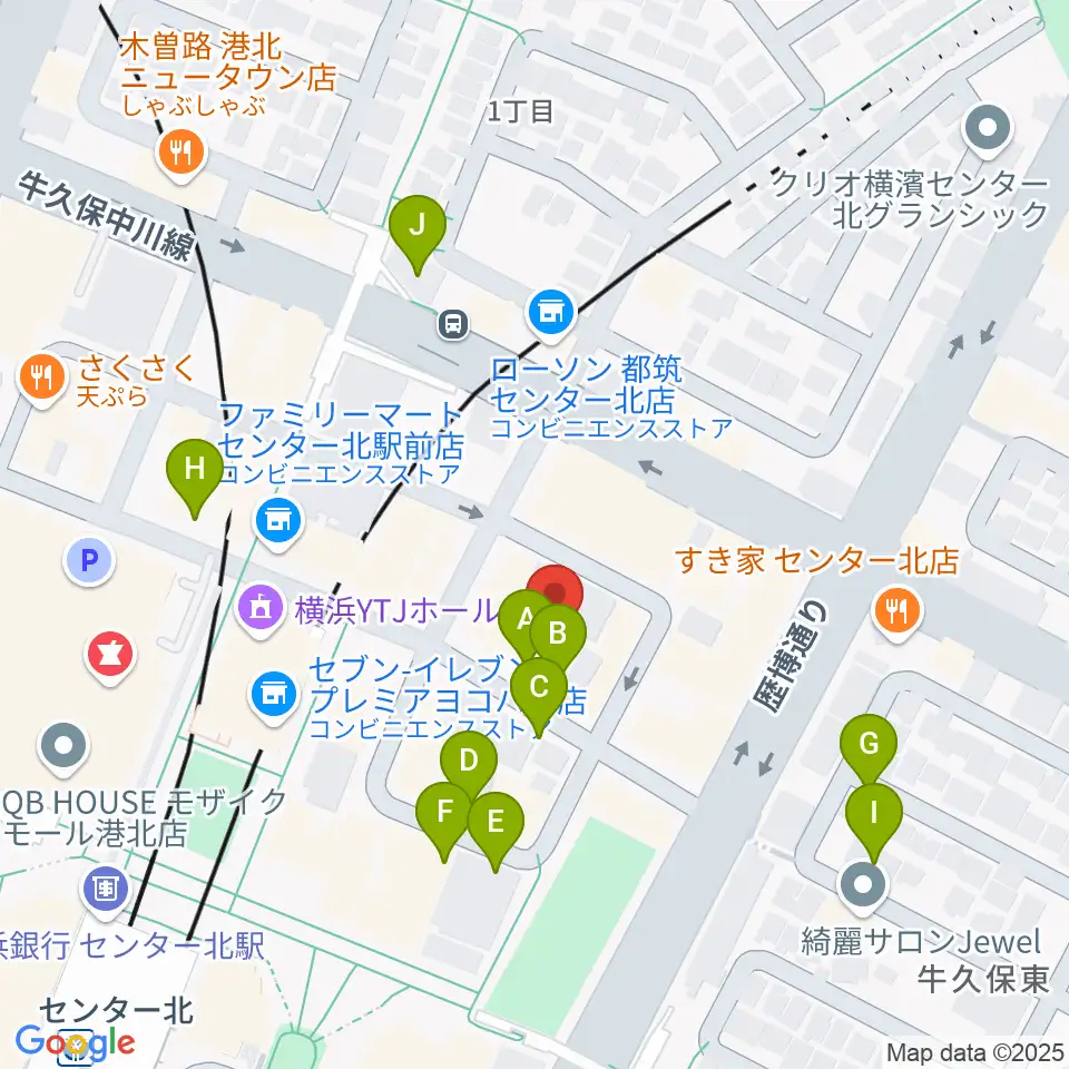 音楽教室IROHA周辺の駐車場・コインパーキング一覧地図