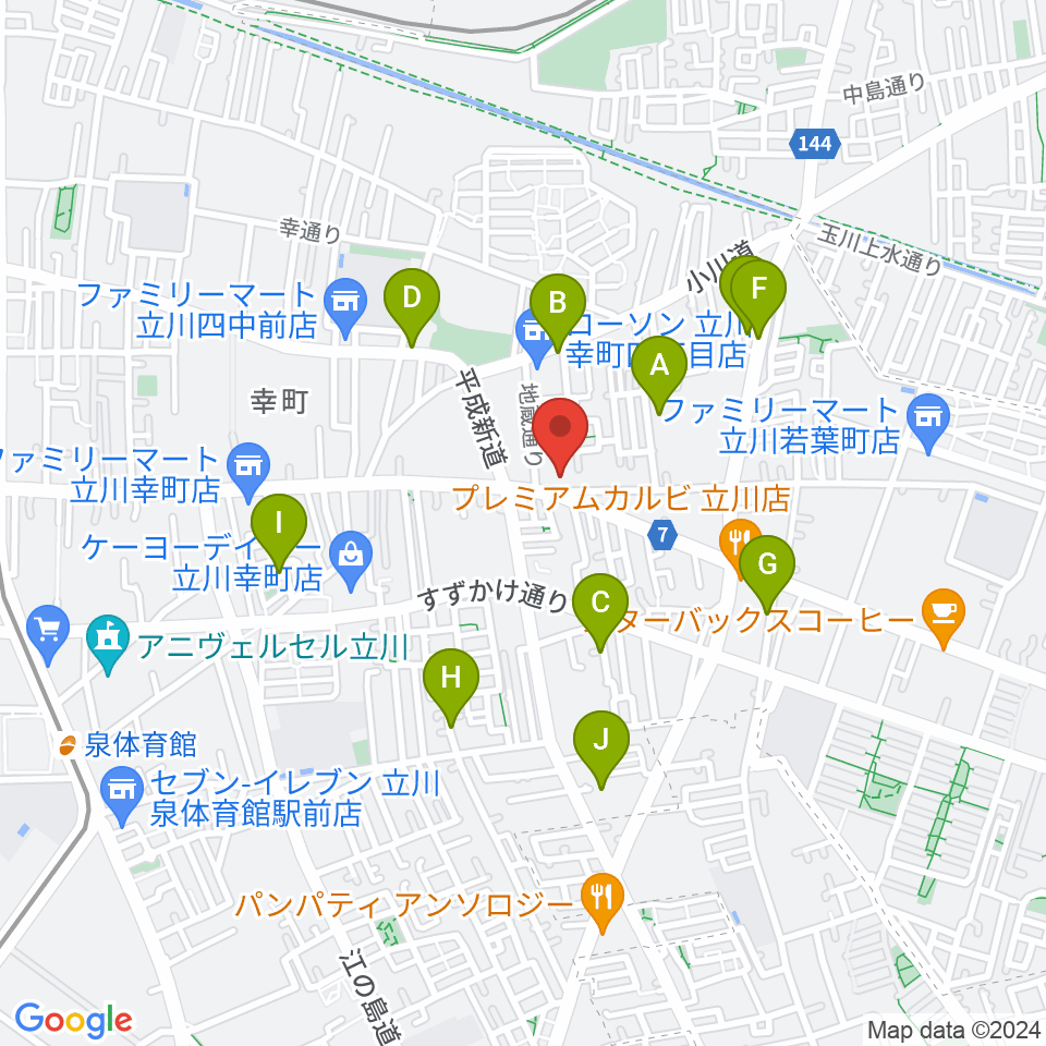 CHABOHIBA HALL（チャボヒバホール）周辺の駐車場・コインパーキング一覧地図