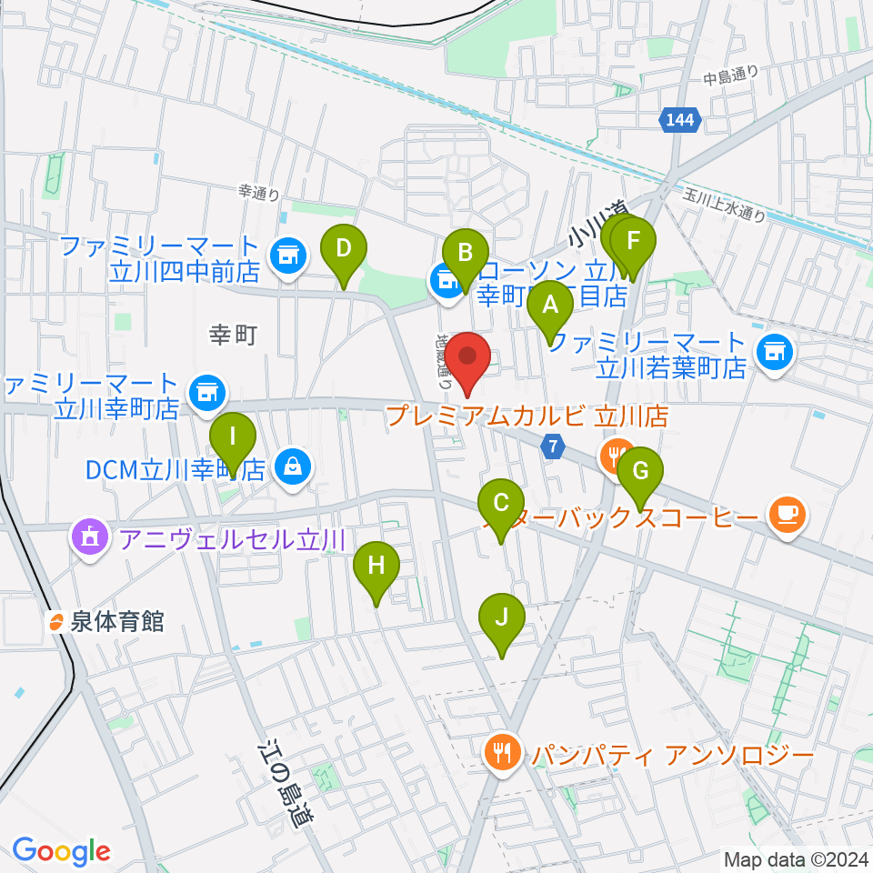 CHABOHIBA HALL（チャボヒバホール）周辺の駐車場・コインパーキング一覧地図