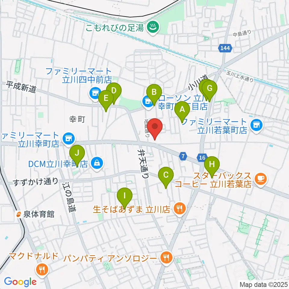 CHABOHIBA HALL(チャボヒバホール)周辺の駐車場・コインパーキング一覧地図