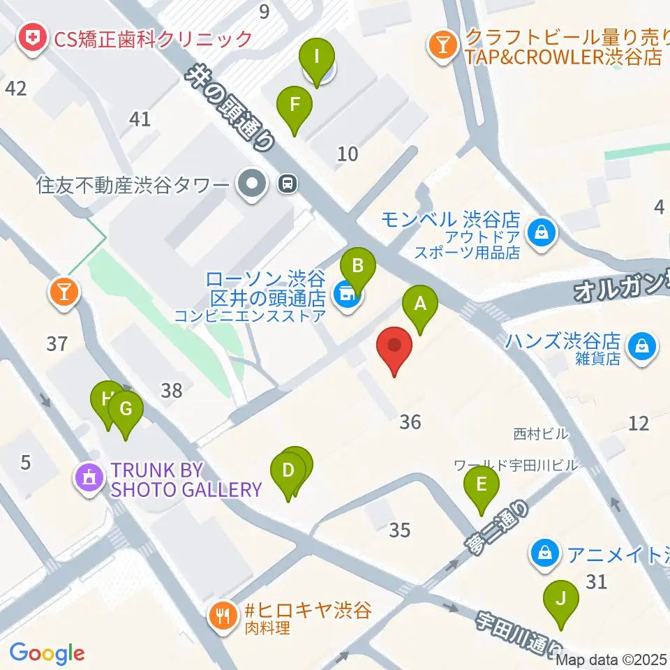 Lavocボーカル教室周辺の駐車場・コインパーキング一覧地図