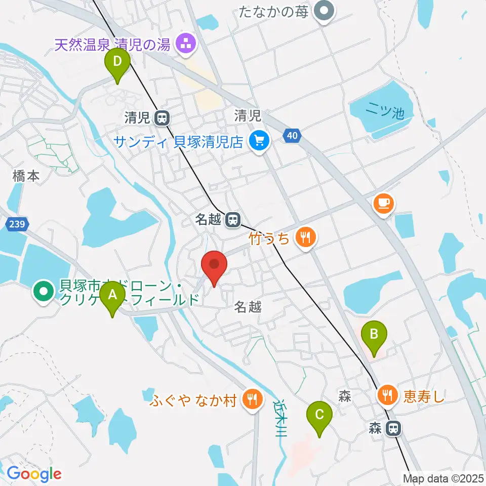 スタジオ0724周辺の駐車場・コインパーキング一覧地図
