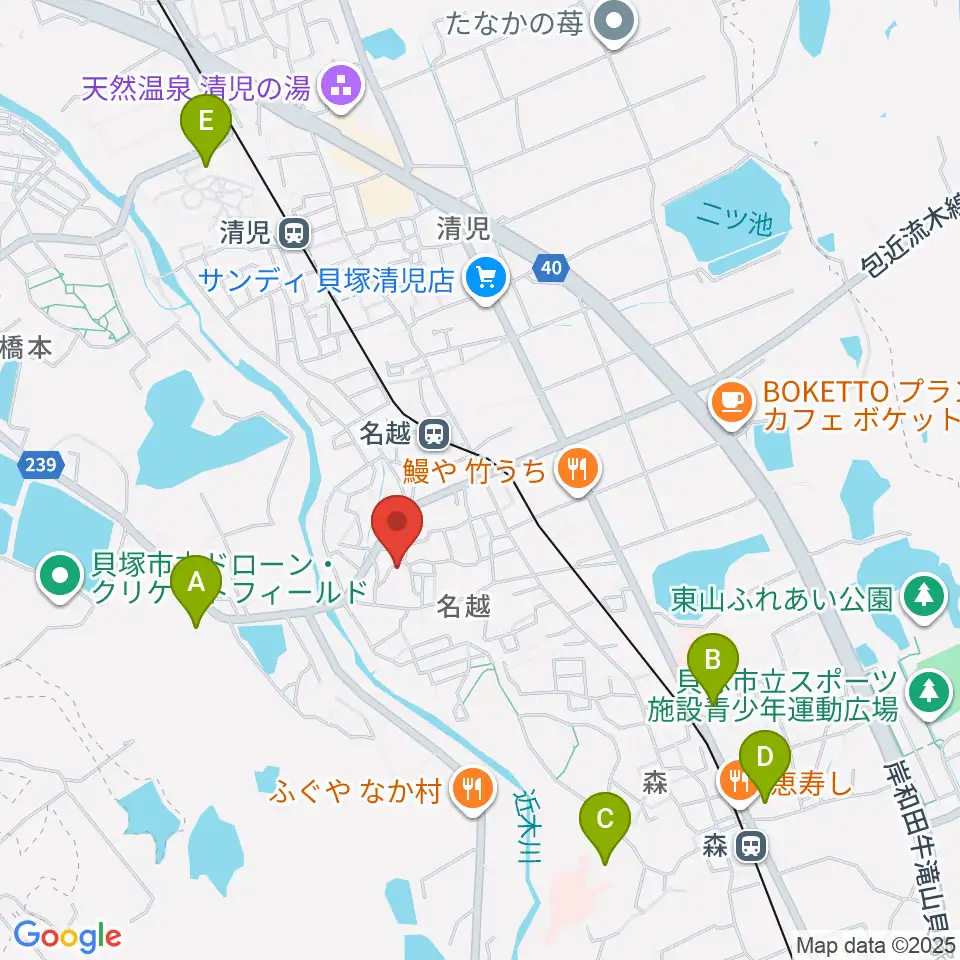スタジオ0724周辺の駐車場・コインパーキング一覧地図