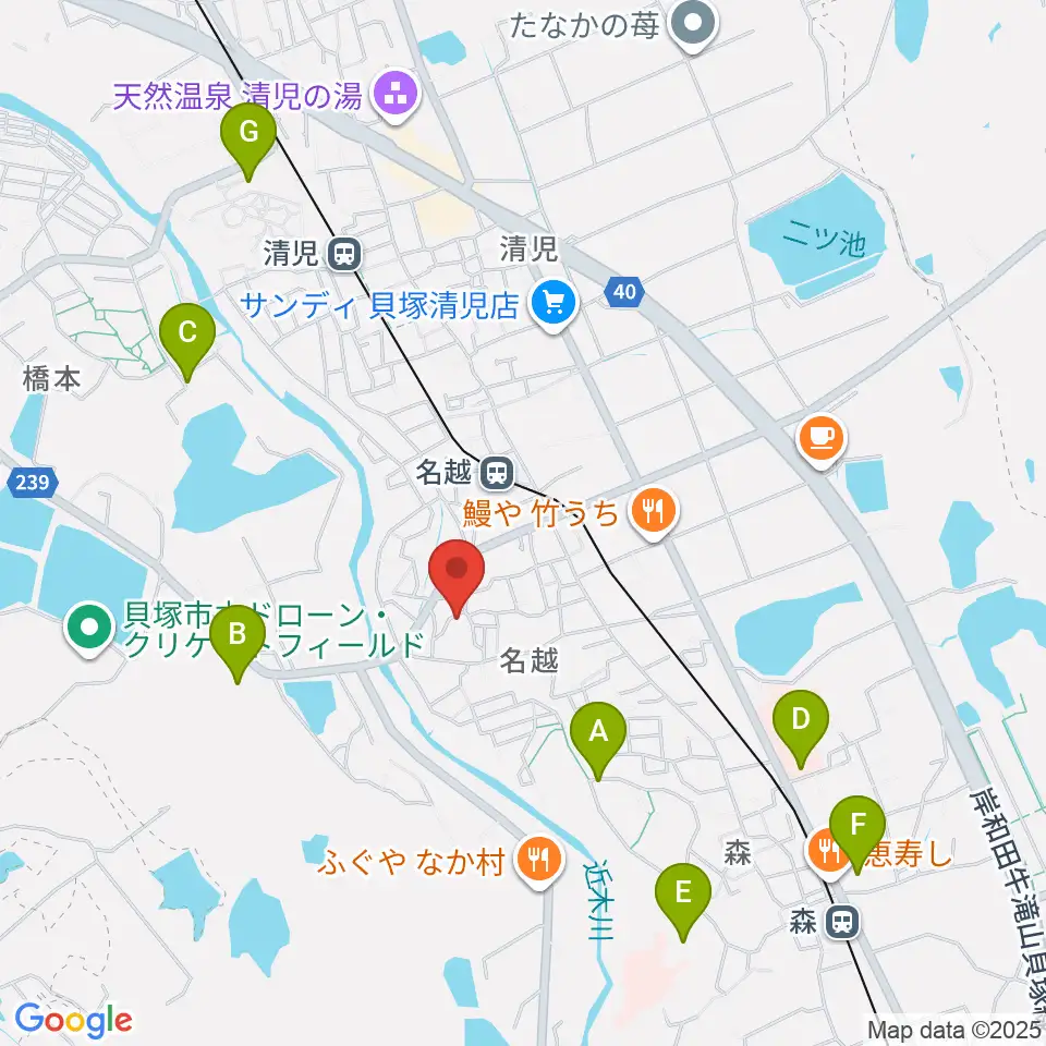 スタジオ0724周辺の駐車場・コインパーキング一覧地図