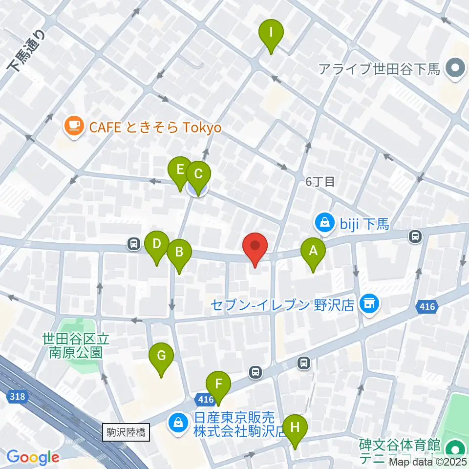 アプリーレ音楽教室周辺の駐車場・コインパーキング一覧地図