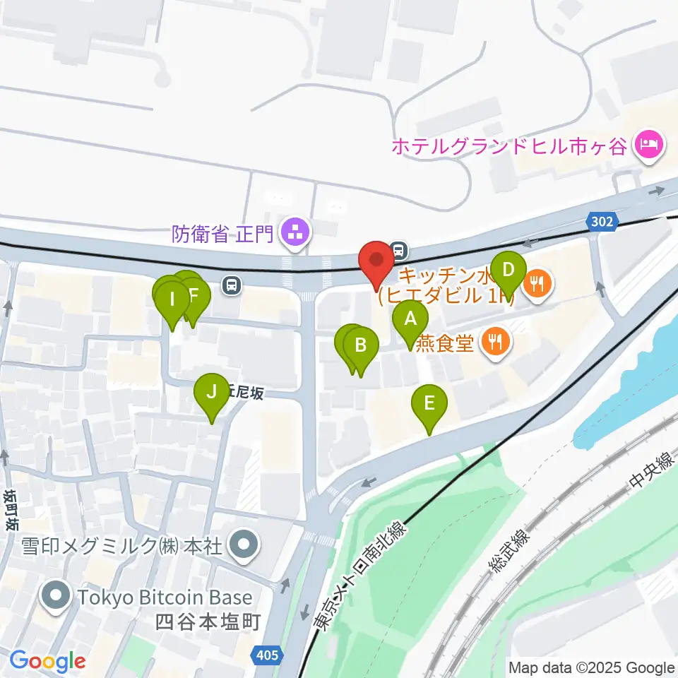 四谷ハニーバースト周辺の駐車場・コインパーキング一覧地図