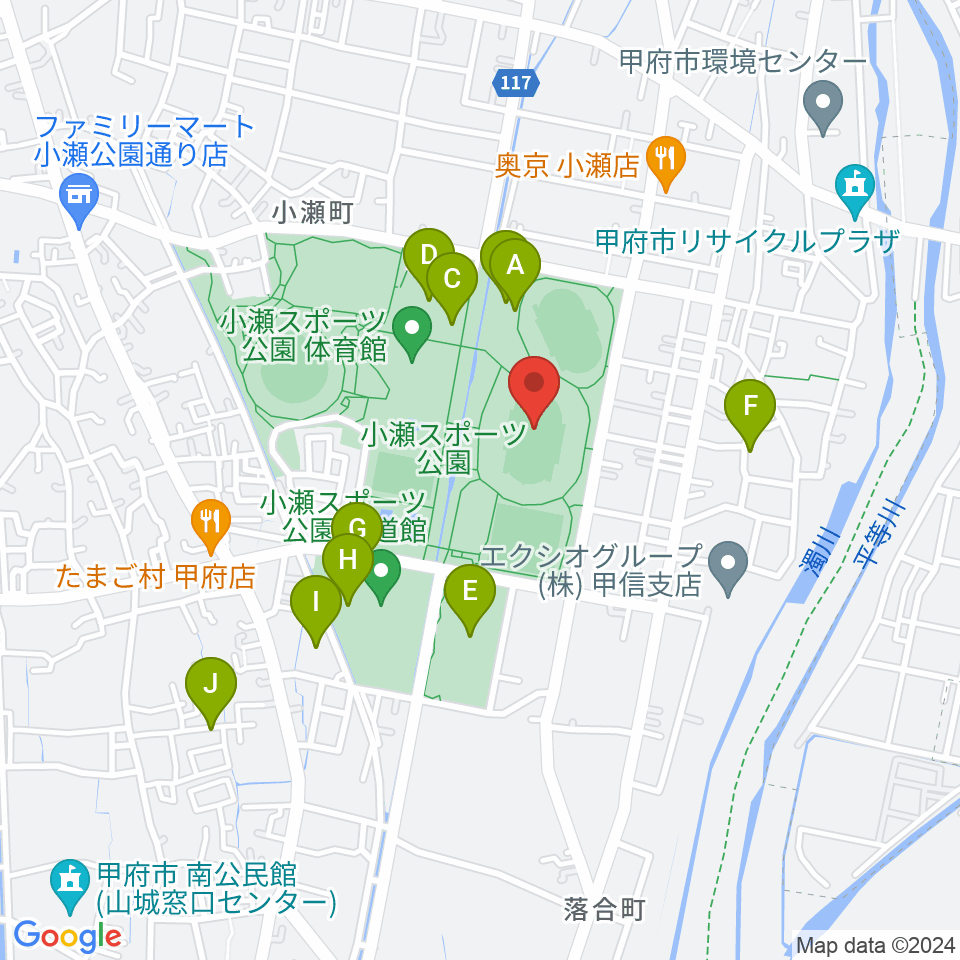 Jit リサイクルインク スタジアム周辺の駐車場・コインパーキング一覧地図