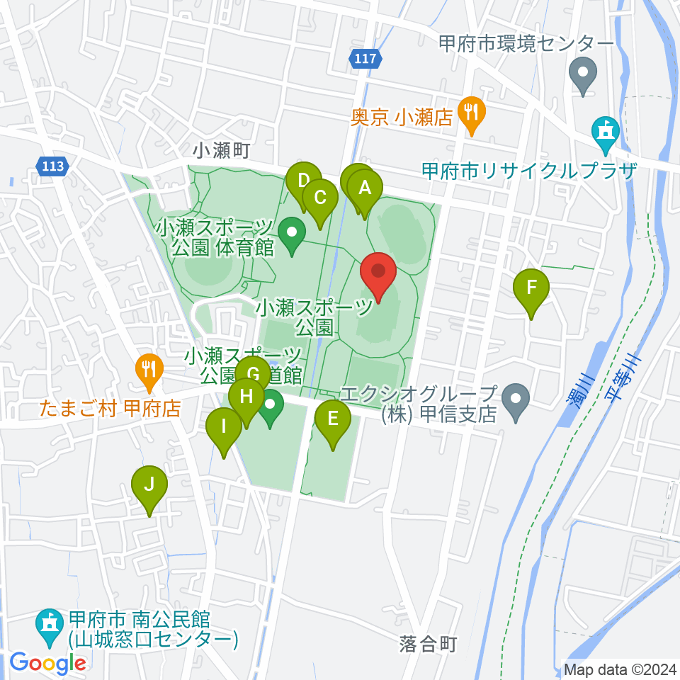 Jit リサイクルインク スタジアム周辺の駐車場・コインパーキング一覧地図