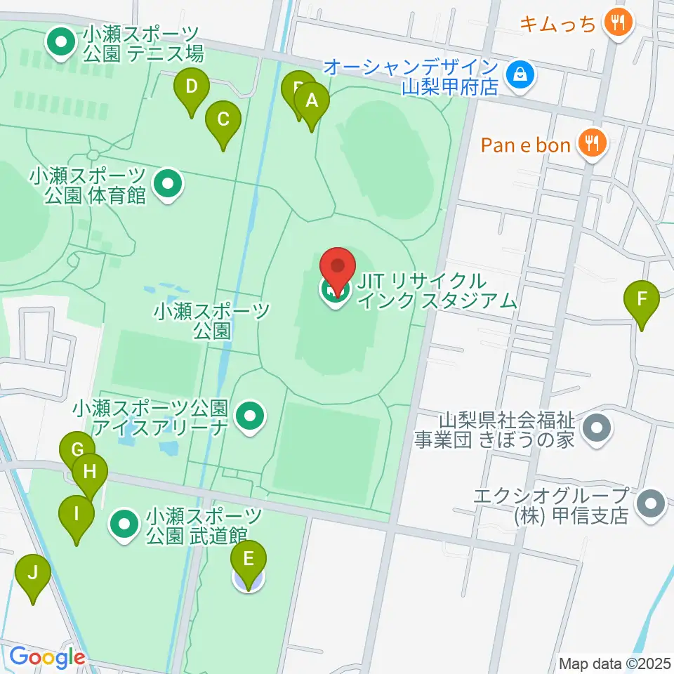 Jit リサイクルインク スタジアム周辺の駐車場・コインパーキング一覧地図