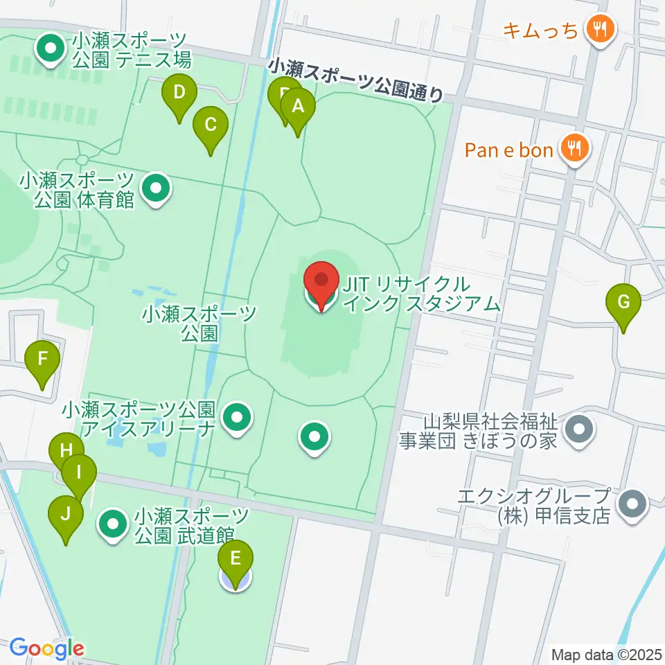 Jit リサイクルインク スタジアム周辺の駐車場・コインパーキング一覧地図