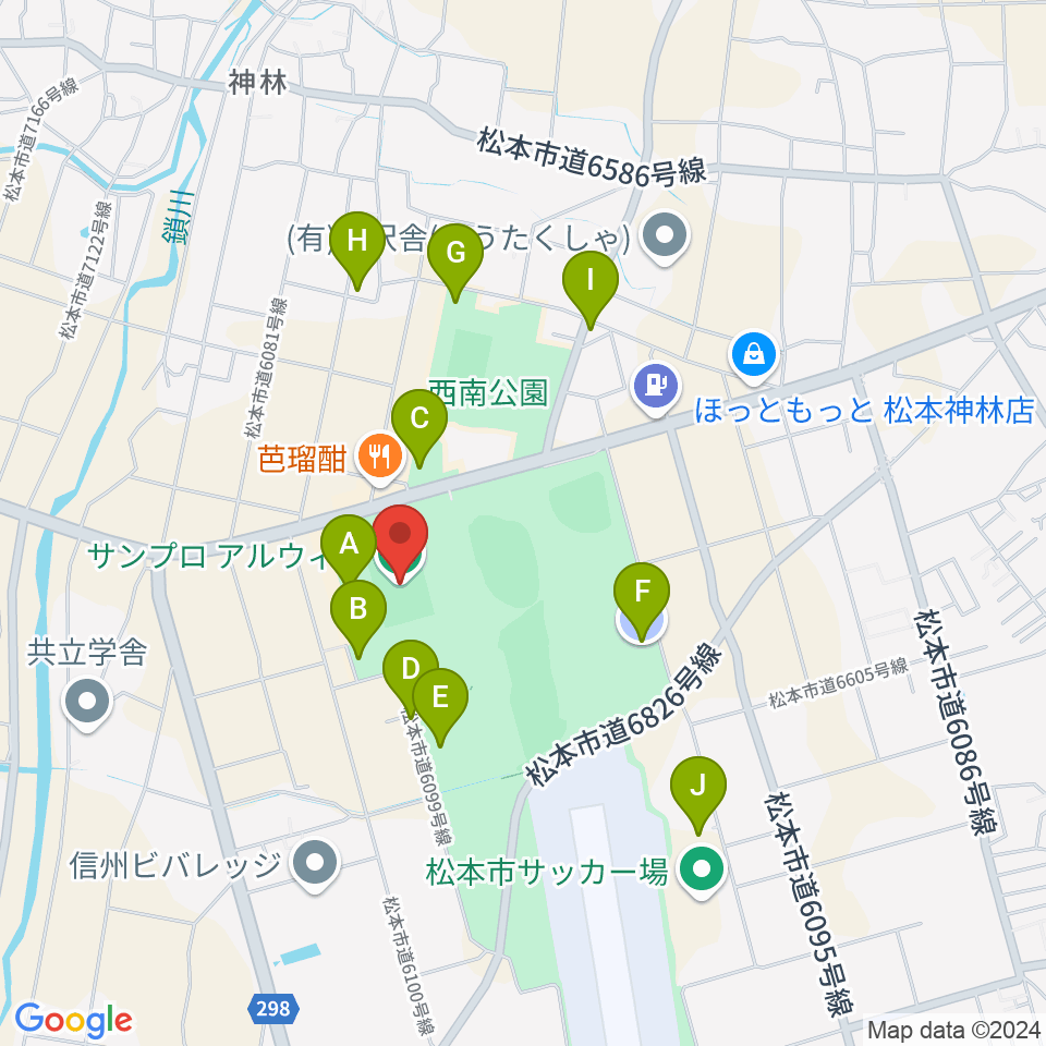 サンプロアルウィン周辺の駐車場・コインパーキング一覧地図