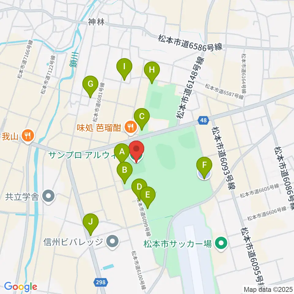 サンプロアルウィン周辺の駐車場・コインパーキング一覧地図