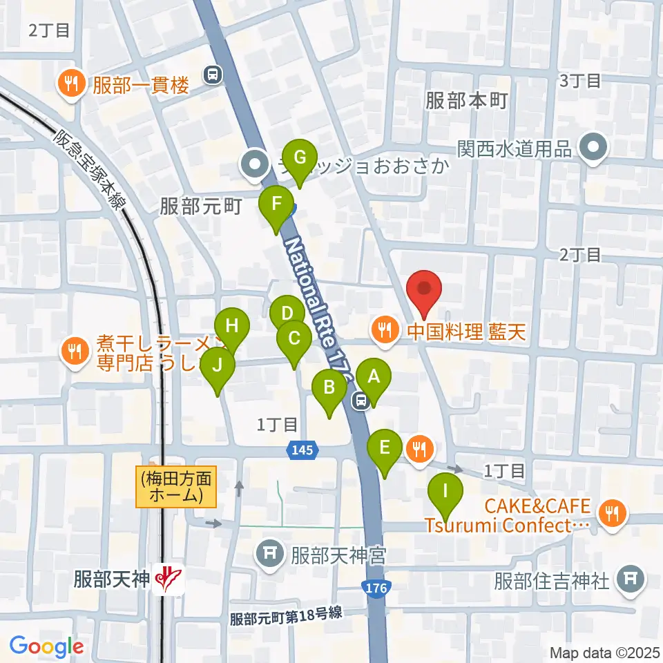 ノワ･アコルデ音楽アートサロン周辺の駐車場・コインパーキング一覧地図