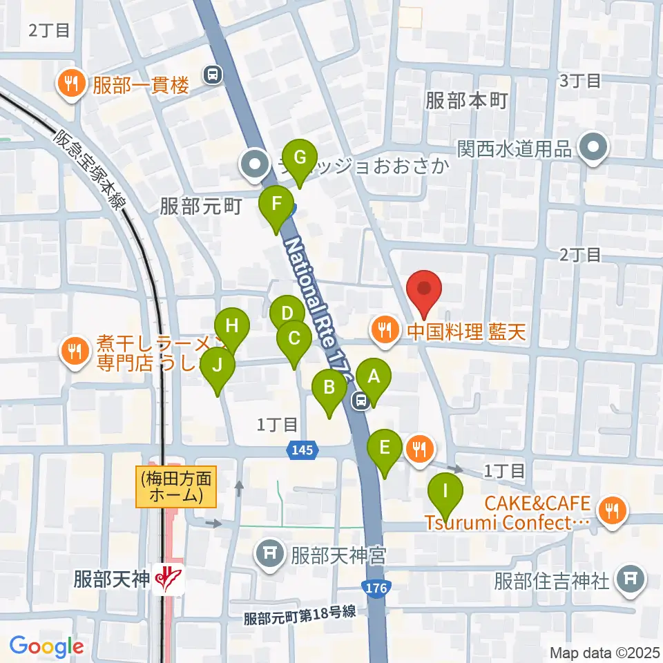 ノワ･アコルデ音楽アートサロン周辺の駐車場・コインパーキング一覧地図