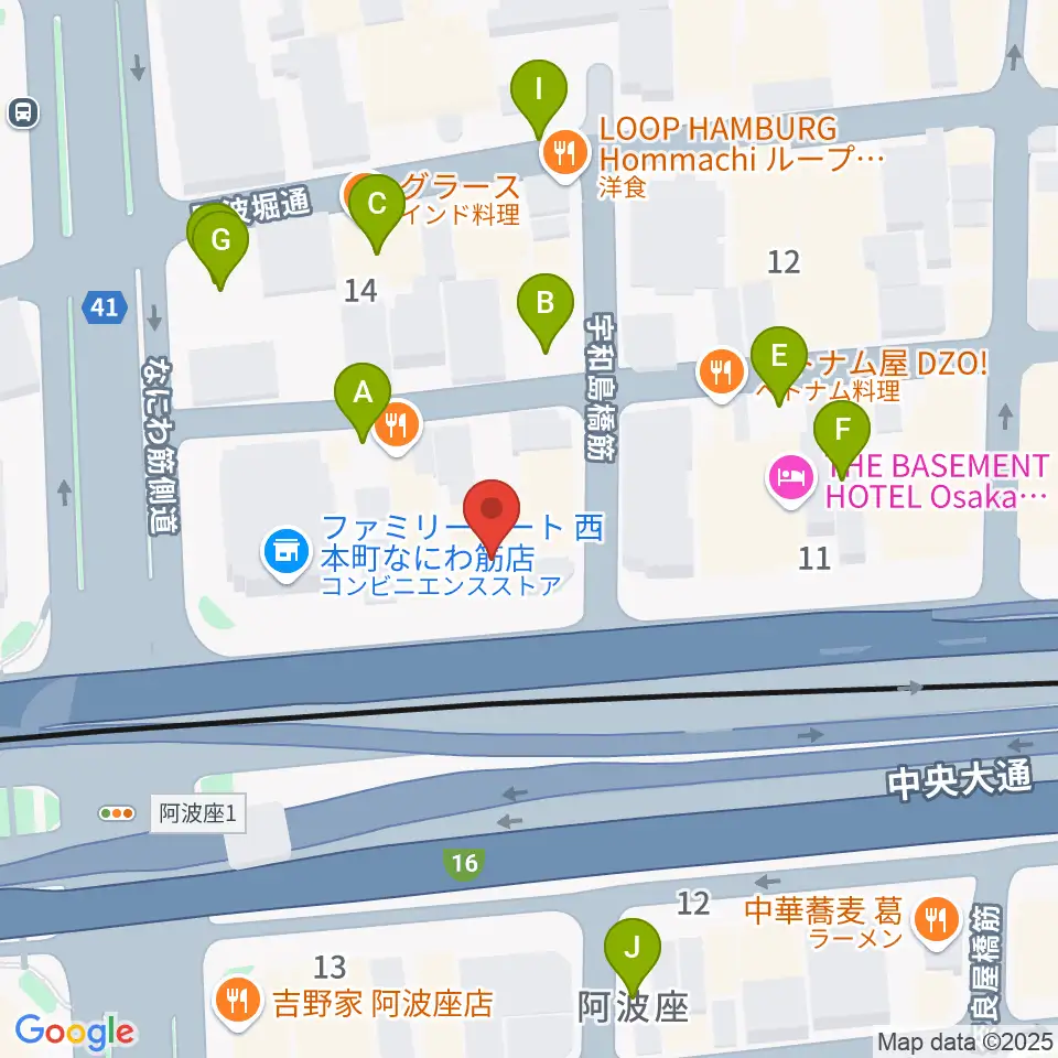 綺羅星ホール周辺の駐車場・コインパーキング一覧地図