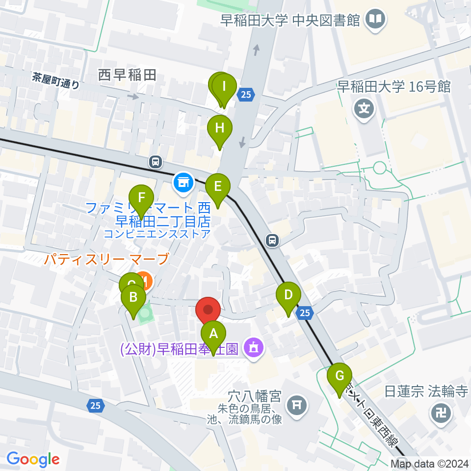 トーキョーコンサーツ・ラボ周辺の駐車場・コインパーキング一覧地図