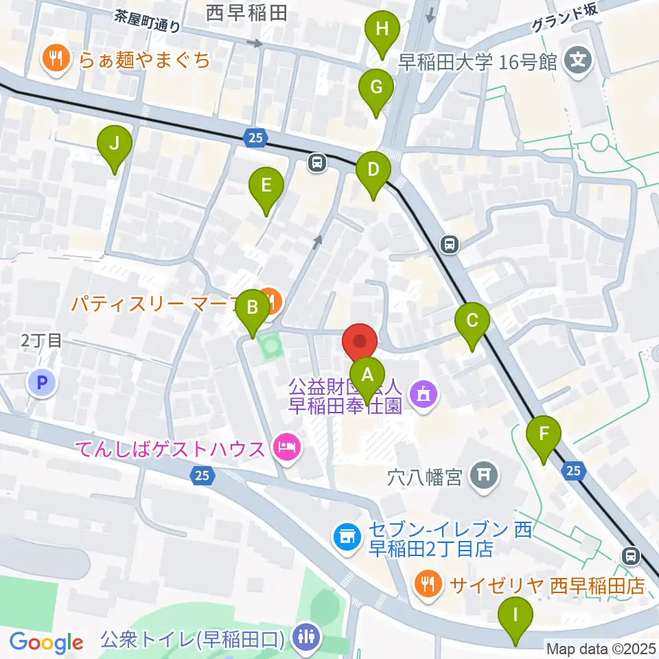 トーキョーコンサーツ・ラボ周辺の駐車場・コインパーキング一覧地図