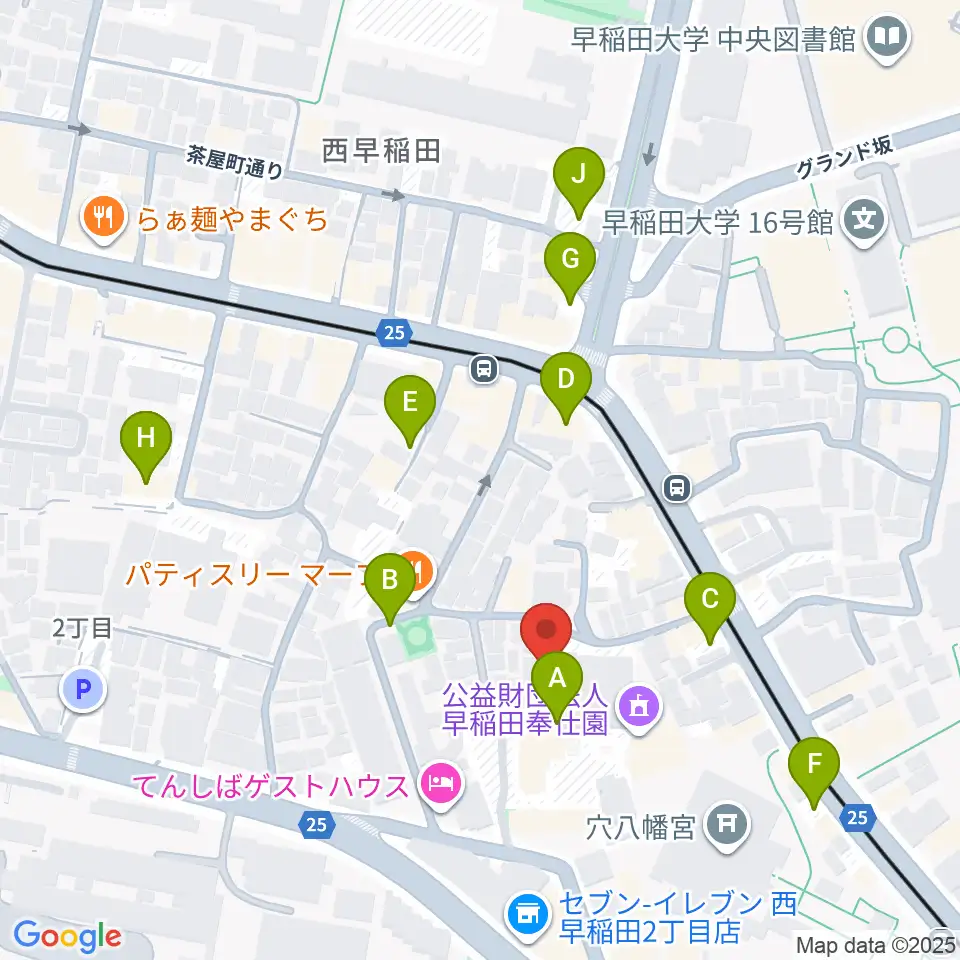 トーキョーコンサーツ・ラボ周辺の駐車場・コインパーキング一覧地図