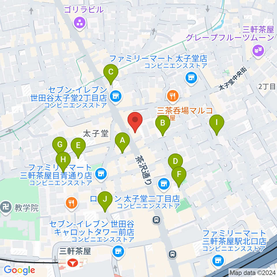 三軒茶屋come together周辺の駐車場・コインパーキング一覧地図