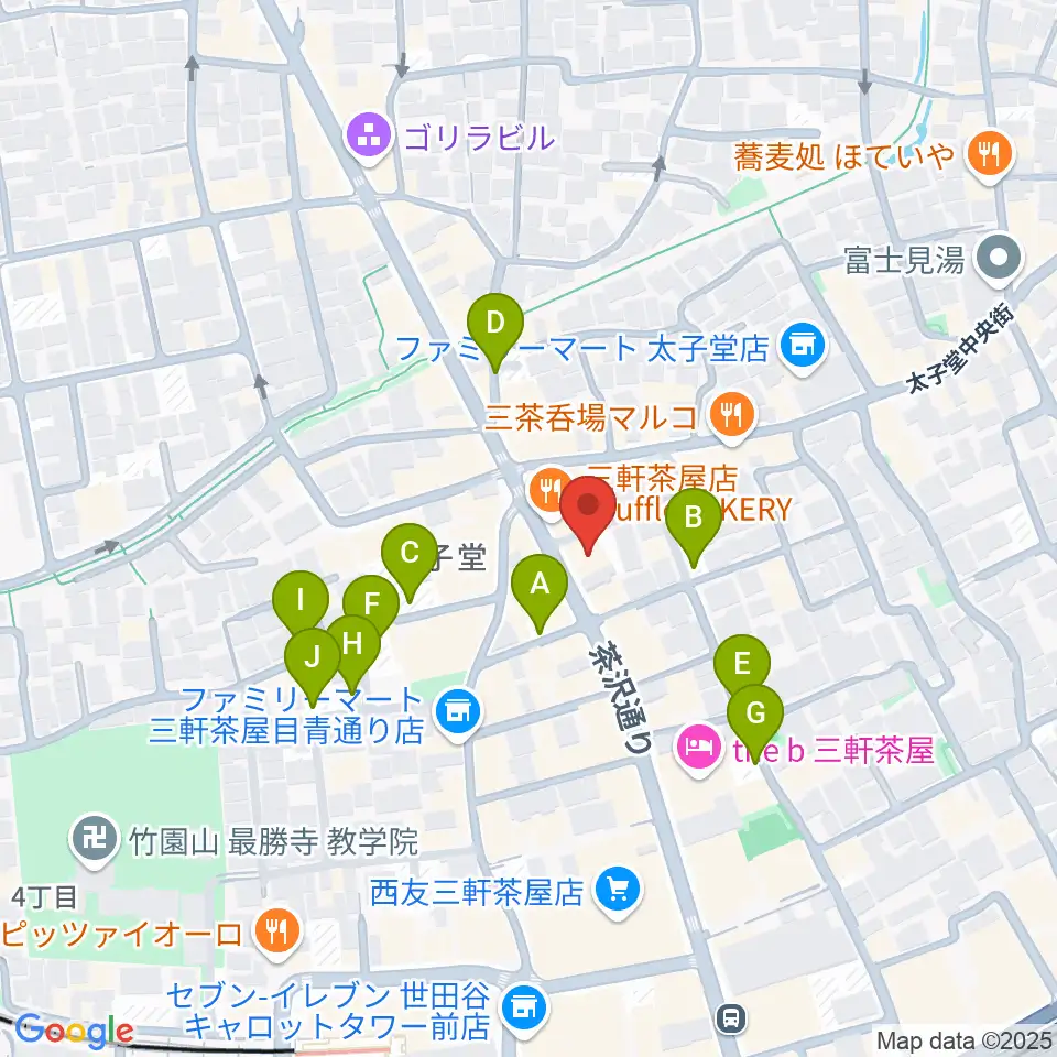 三軒茶屋come together周辺の駐車場・コインパーキング一覧地図
