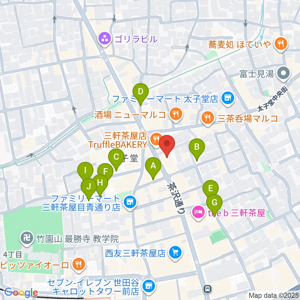 三軒茶屋come together周辺の駐車場・コインパーキング一覧地図