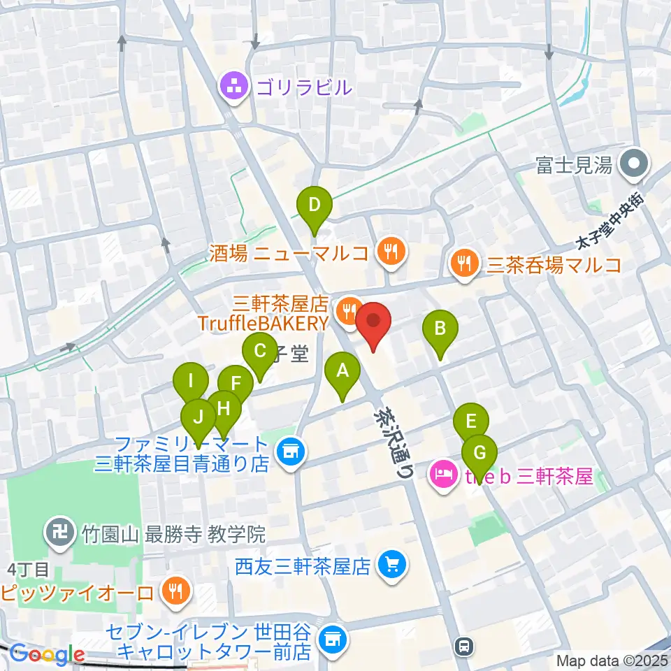 三軒茶屋come together周辺の駐車場・コインパーキング一覧地図